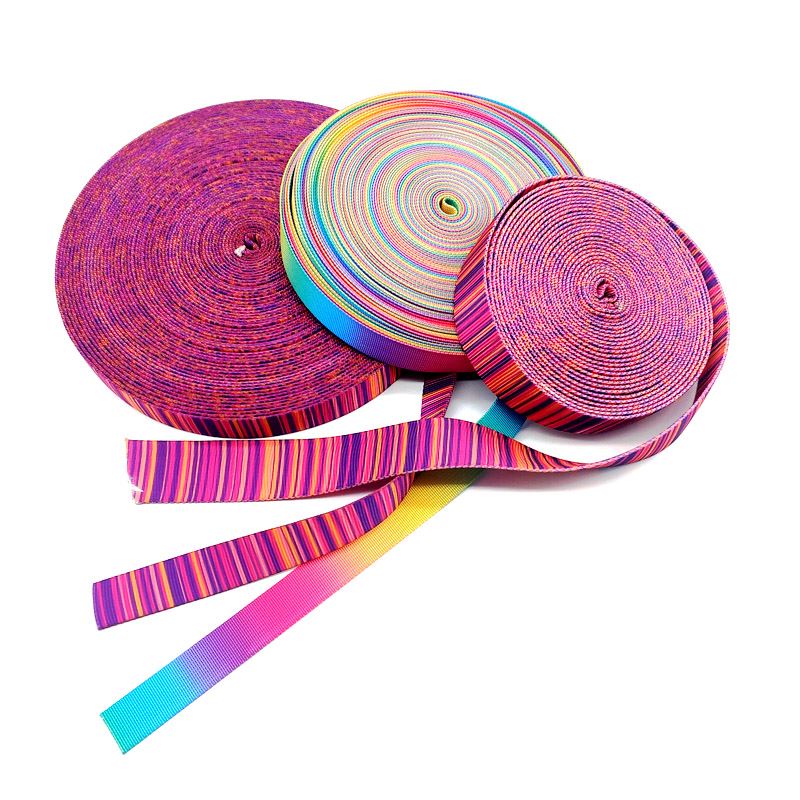 Heat Transferred Printing Polyester Webbing