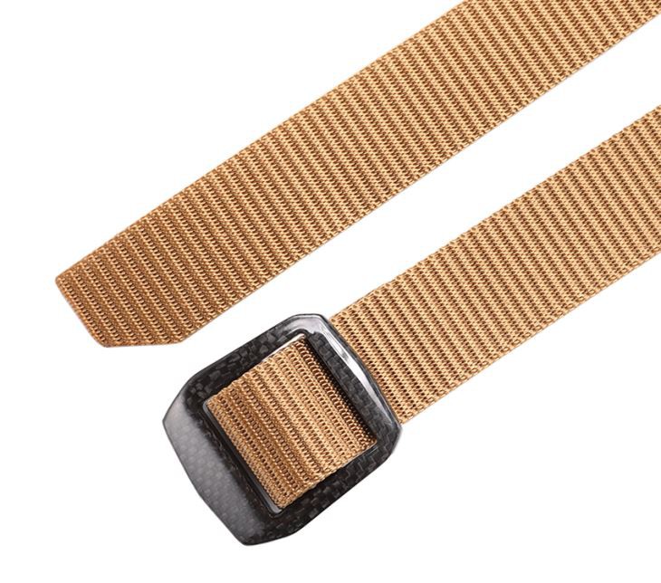 Carbon Fiber Buckle Nylon Web Belt