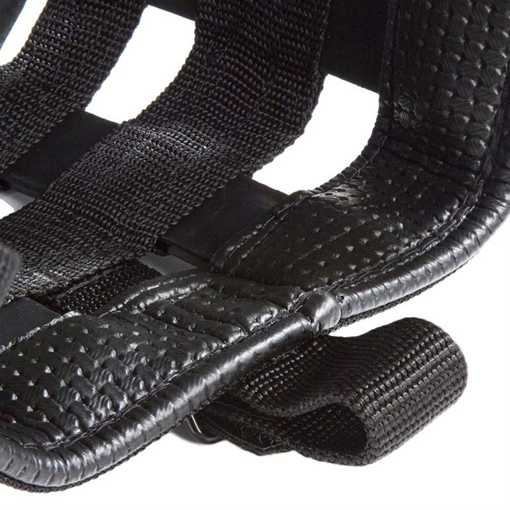 Heavy - duty adjustable horse grazing muzzle