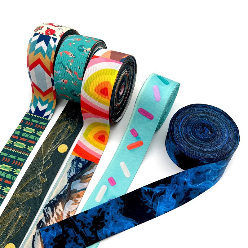 printed elastic webbing printed elastic webbing
