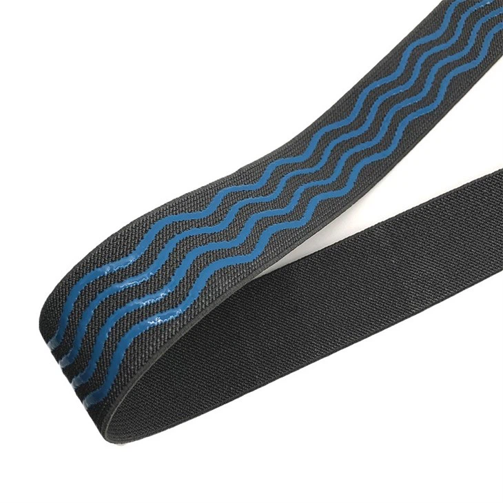 3/8 Inch Non-Slip Silicone Gripper Elastic Tape For Sportswear Clothing